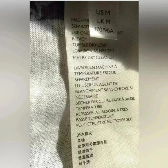 We The Free Boho Clarity Paisley Charcoal& Beige Short Sleeve Shirt size Medium - Picture 5 of 6